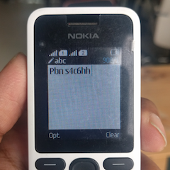 Phone display